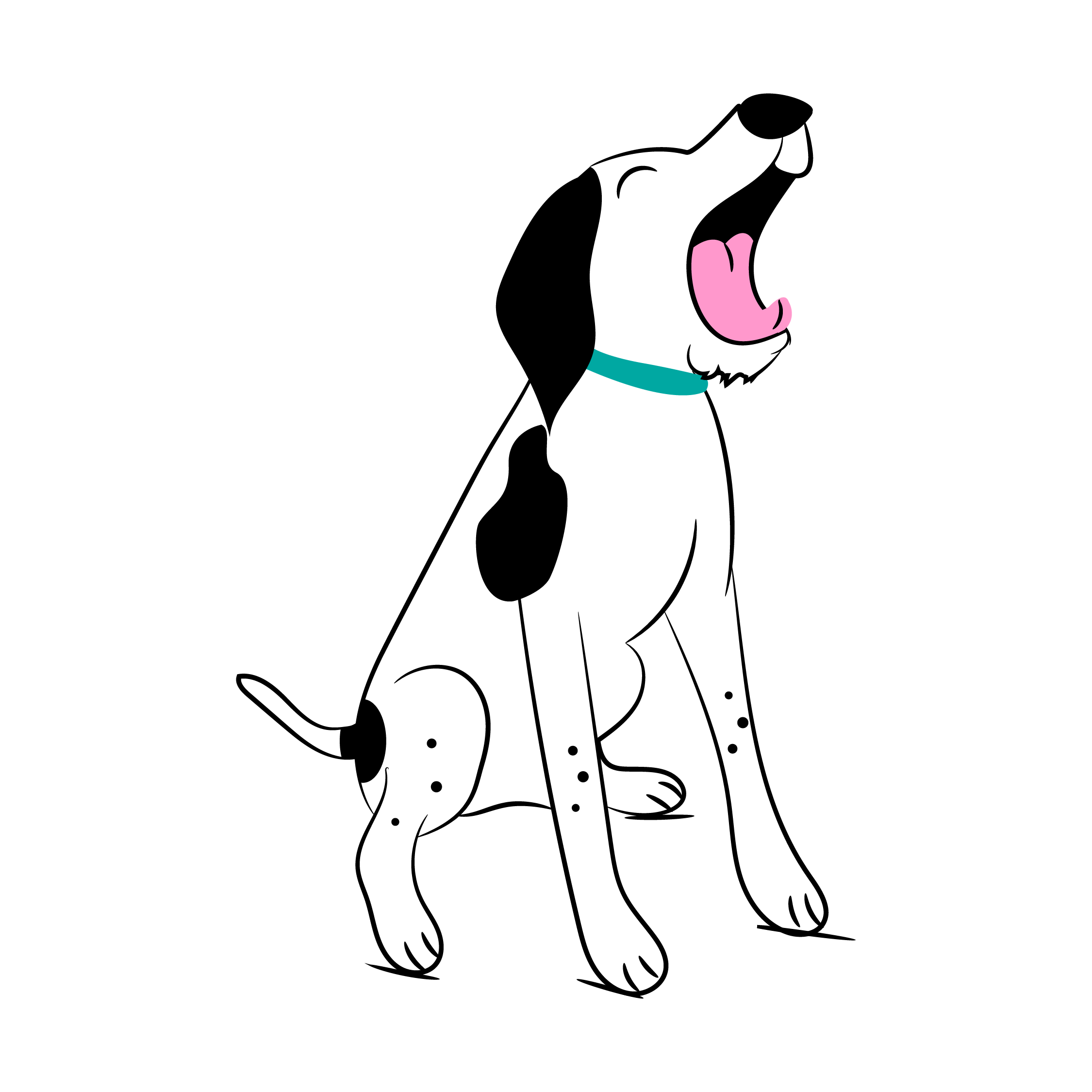 yawning-dog-illustration